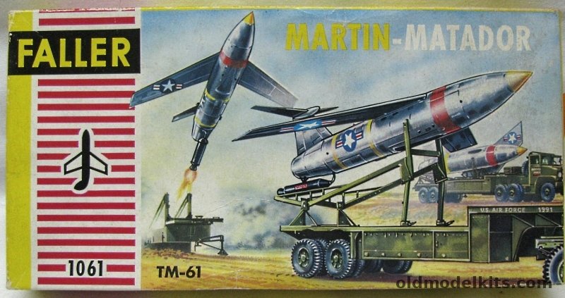 Faller 1/100 B-61A / TM-61 Martin Matador with Launcher and Truck, 1061 plastic model kit